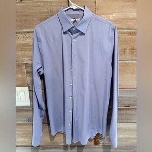 Express Men's Light Purple Dress Shirt